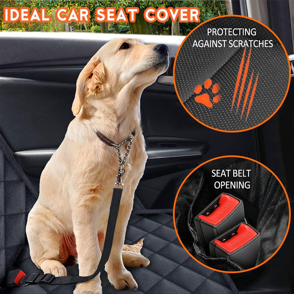 Premium Waterproof Dog Car Seat Cover - Ultimate Back Seat Protector for Pets and Kids