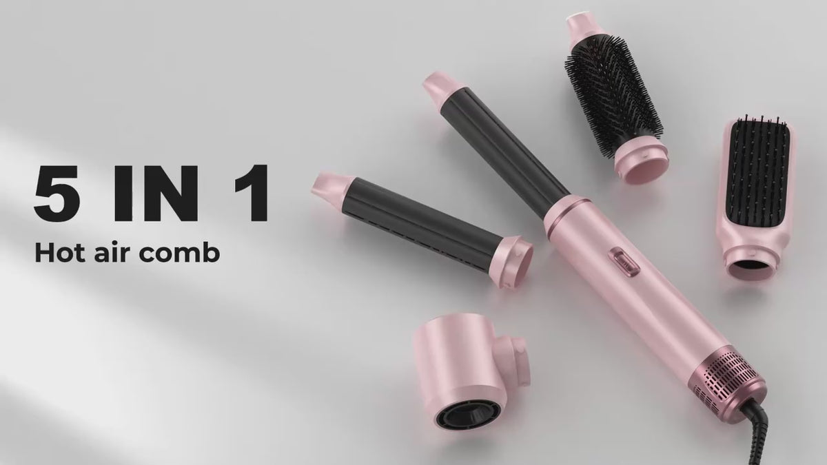 Aura Blow™ - Cepillo Secador Iónico 3 en 1